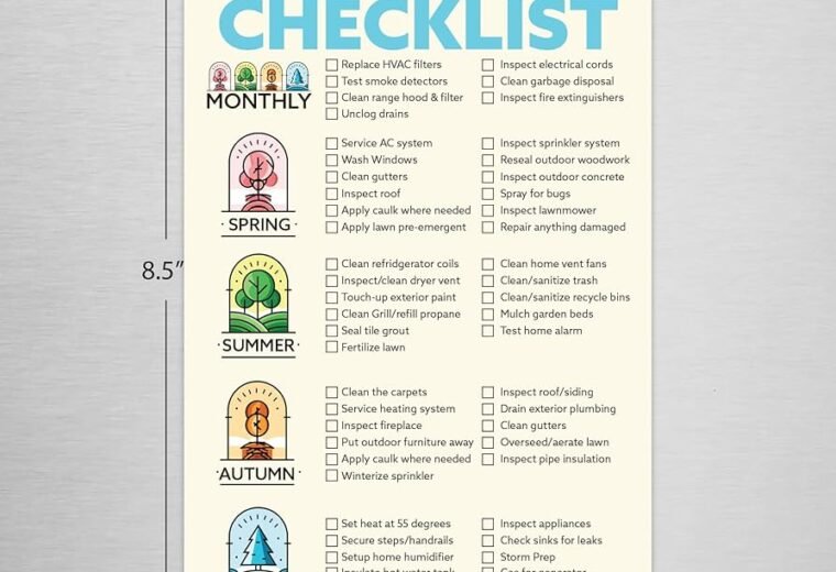 Seasonal Home Maintenance Checklist: What to Do Every 3 Months